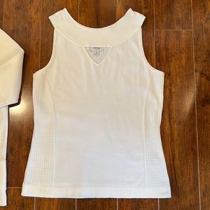 Per Se by Carlisle white, sleeveless top